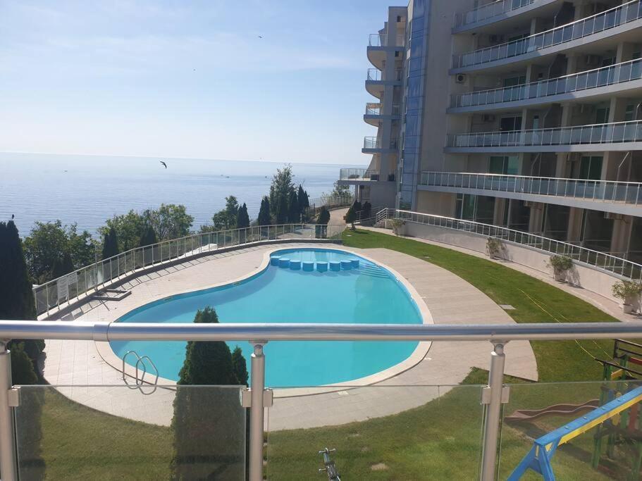Studio Silver Terace With Sea View For 4 Person Bjala Exteriér fotografie